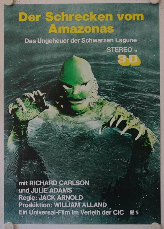 Creature from the Black Lagoon re-release german movie poster